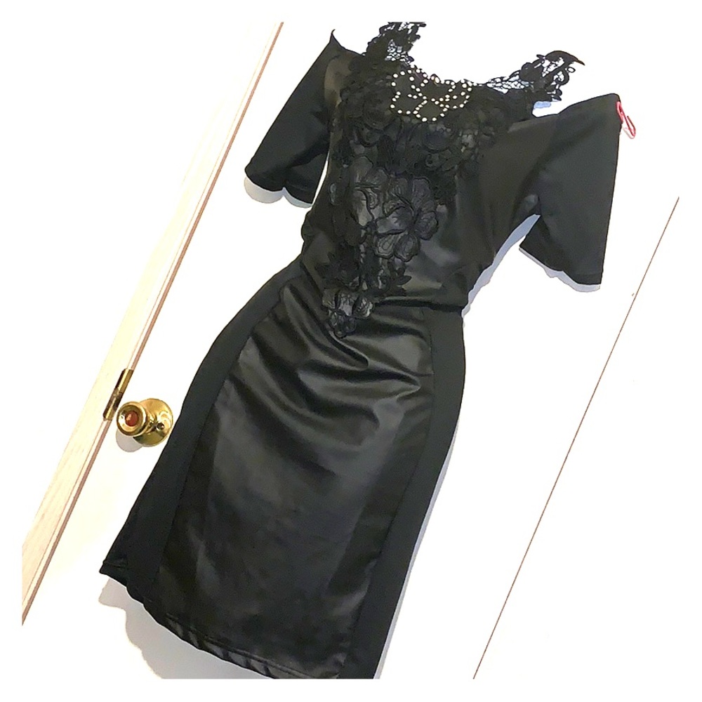 Handmade Black Cocktail Dress